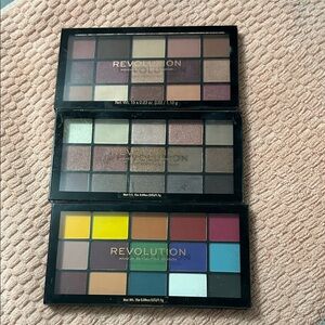 Revolution Eye Shadow Palettes
Set of 3